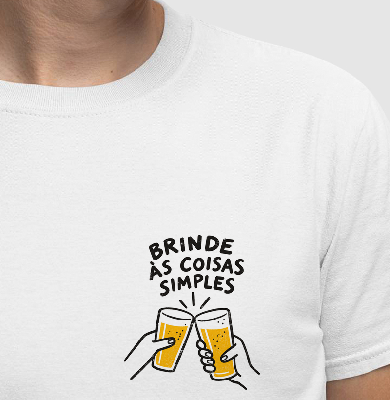 Brinde às coisas simples