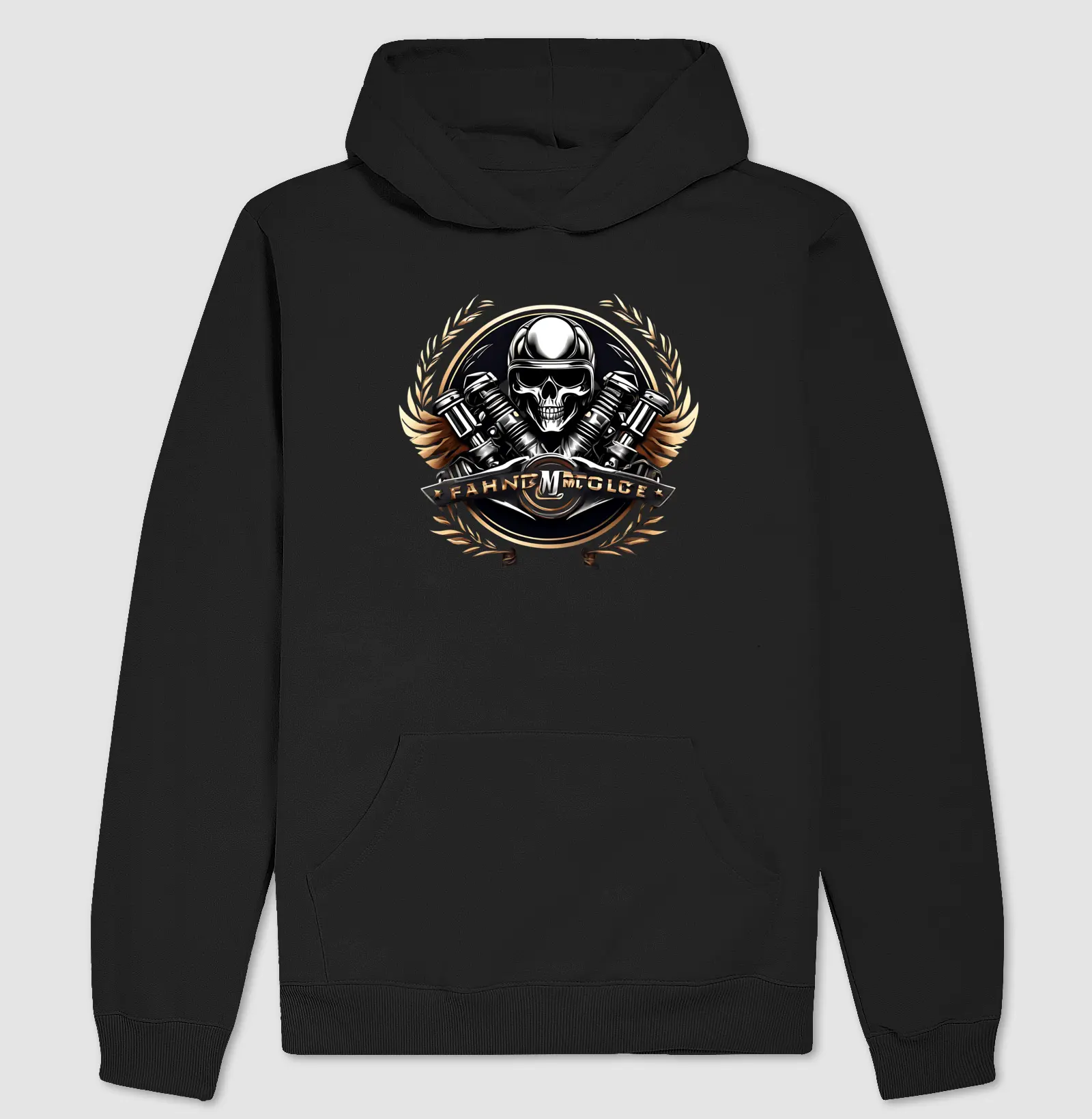 Moletom Hoddie Piston Skull