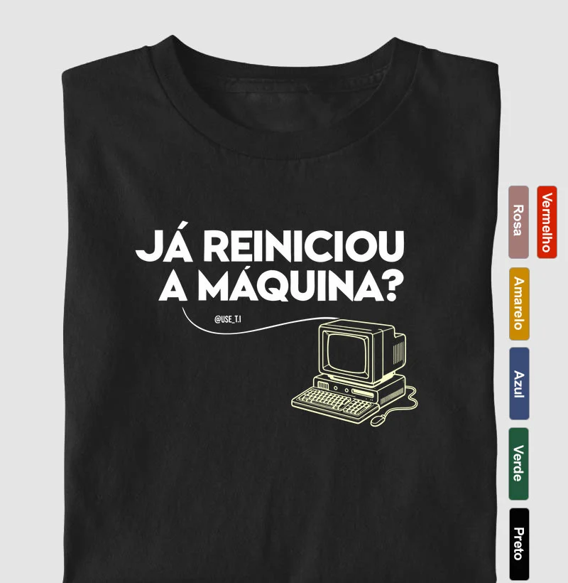 Já reiniciou a máquina?