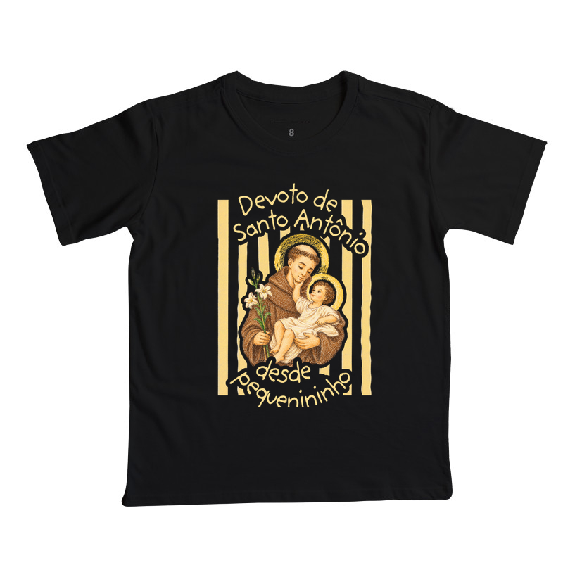 Camiseta Infantil | Devoto de Santo Antônio Desde Pequenininho
