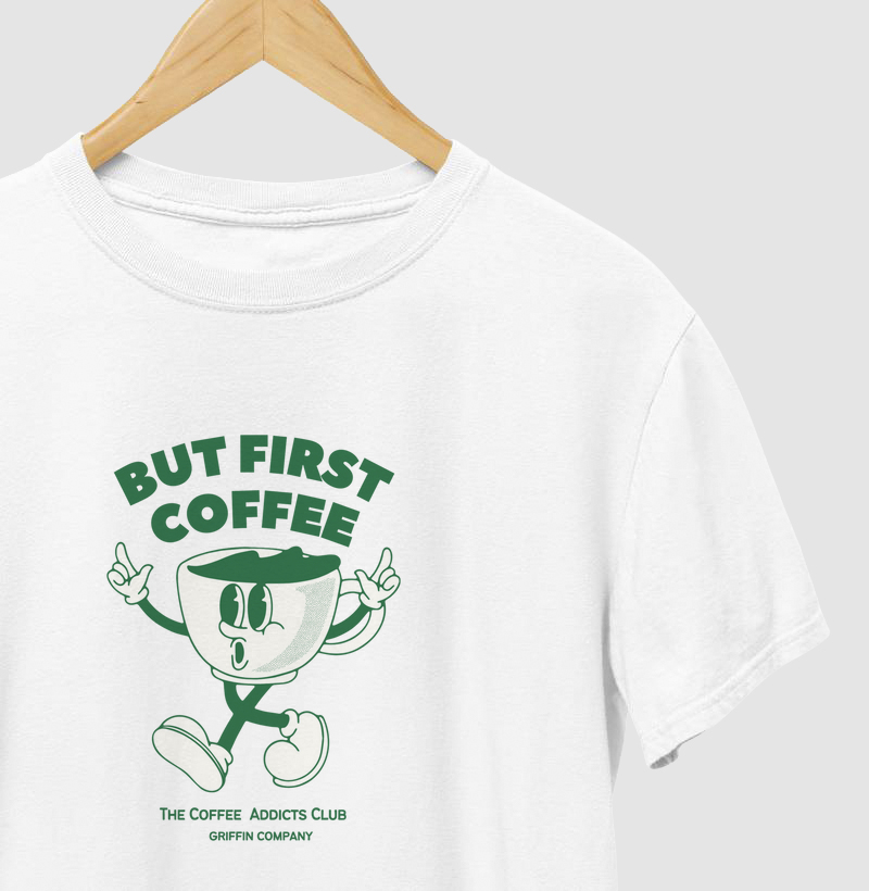 CAMISETA MASCULINA COFFEE CLUB