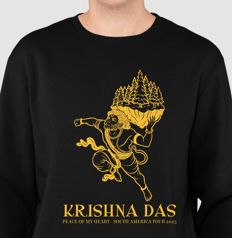 Hanuman Mountain - Suéter Moletom - Estampa Amarela