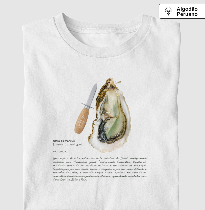 Camiseta Ostra-do-Mangue - por Enfim
