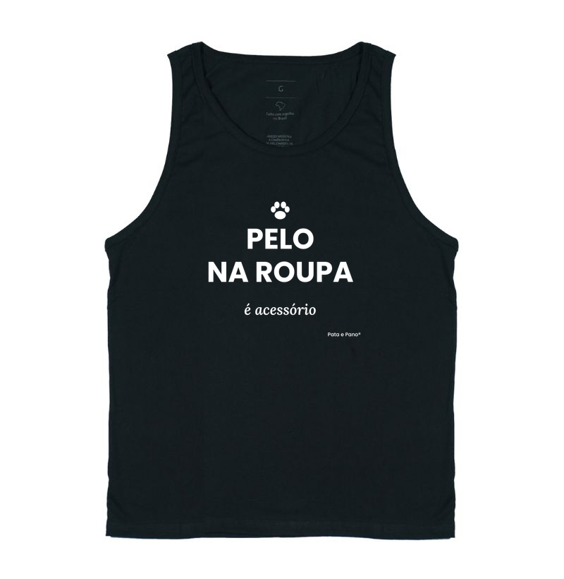 CAMISETA PELO NA ROUPA - Regata