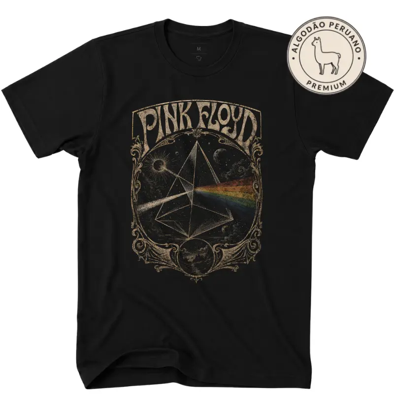 Camiseta Algodão Peruano Prism Echo