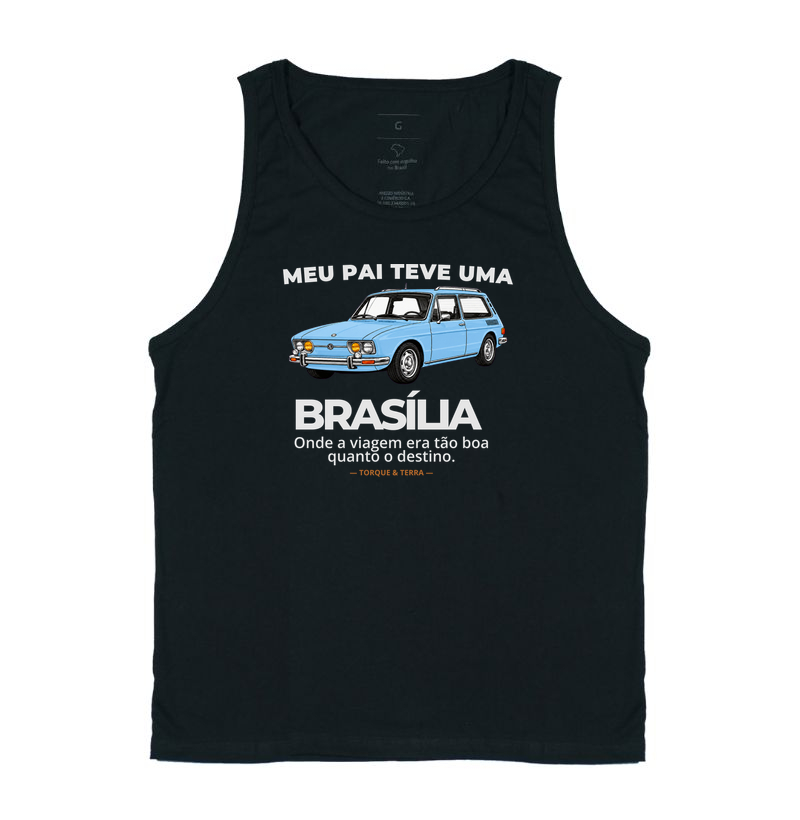 Meu pai teve uma - BRASÍLIA - azul claro