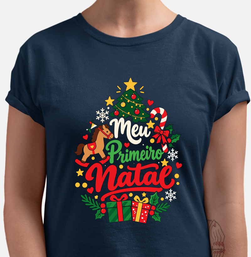 Meu Primeiro Natal – Cavalinho e Presentes