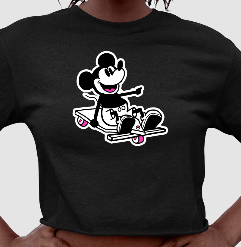 Cropped Steamboat Willie Rolimã