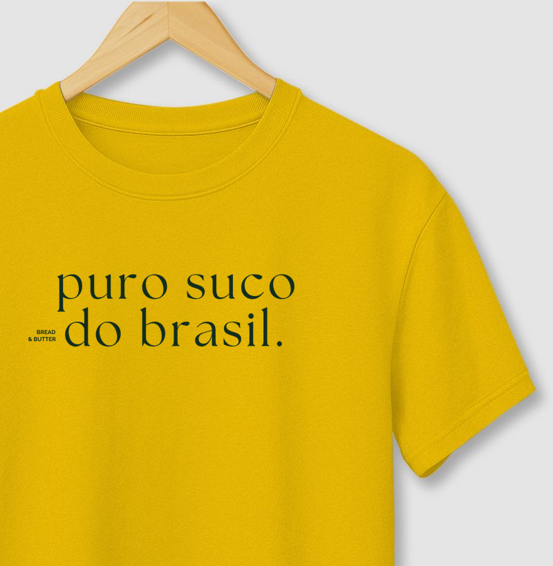 Camiseta Puro suco do Brasil verde