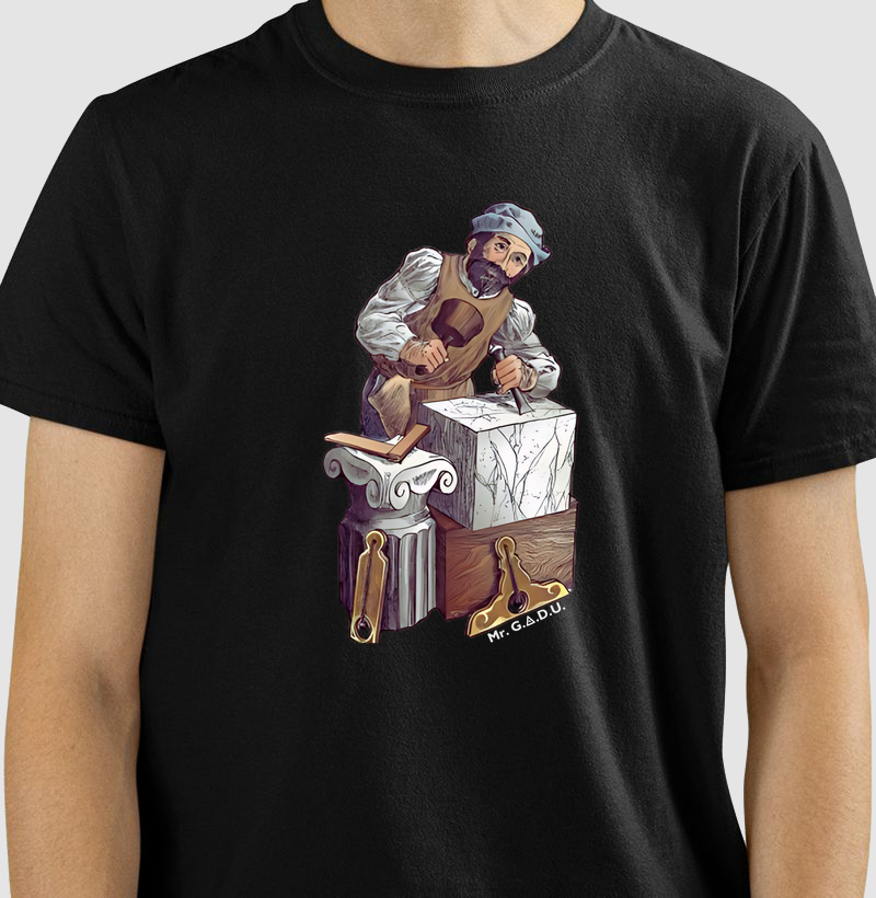 Camiseta Trabalhando a Pedra 2 - Mr. GADU