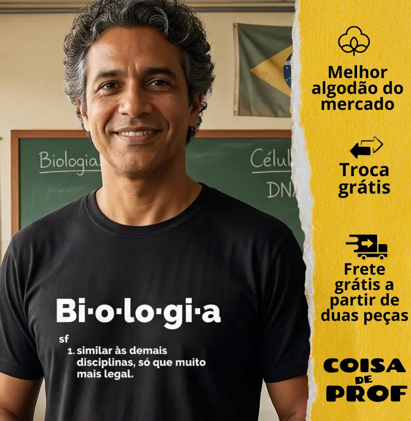 Camiseta Verbete Biologia