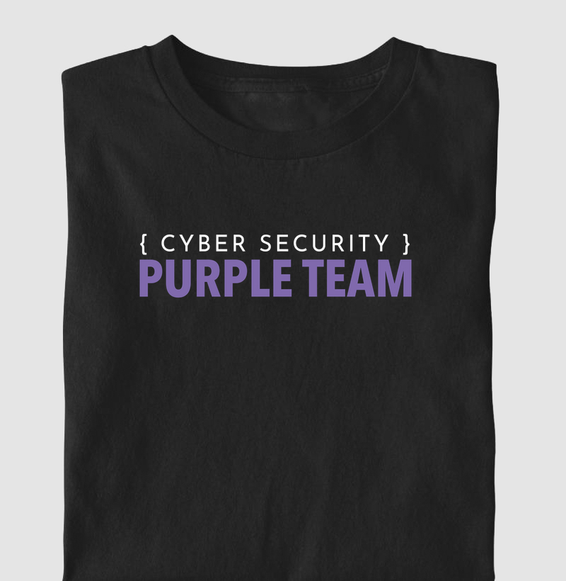 Cyber Security Purple Team - Camiseta