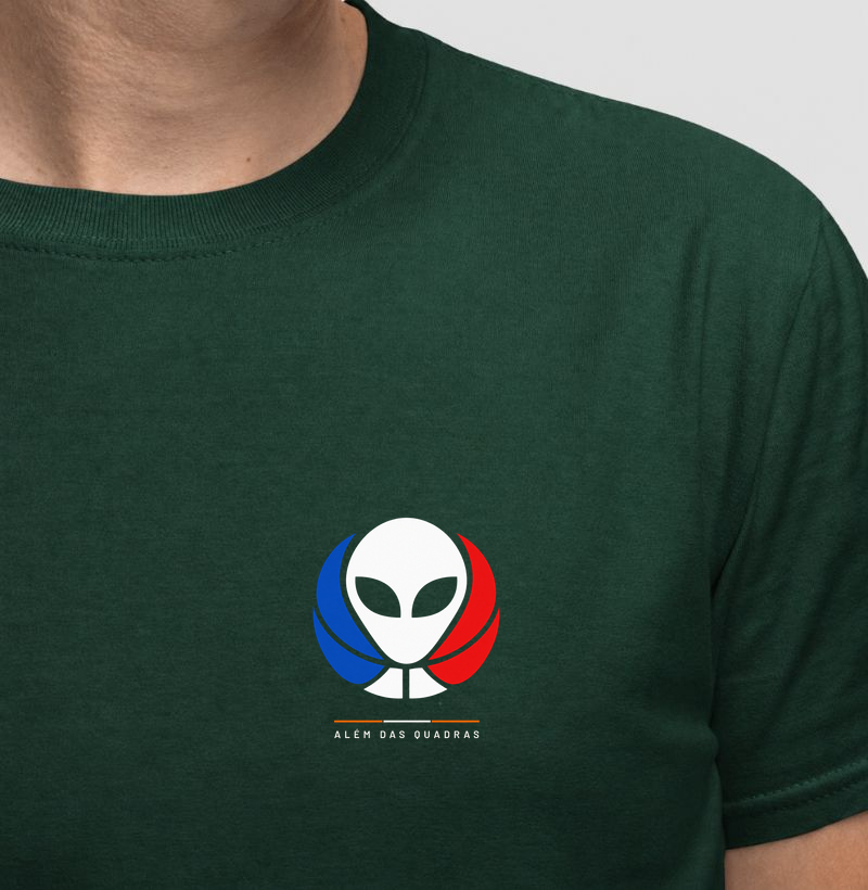 Camiseta Alien Das Quadras — Minimalista