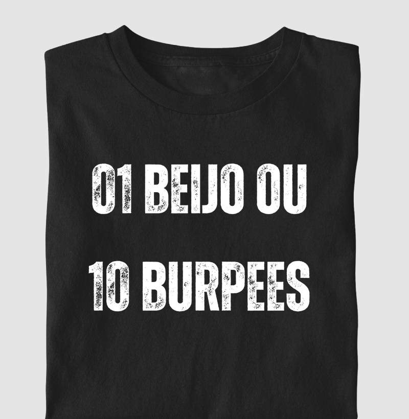 01 BEIJO OU 10 BURPEES