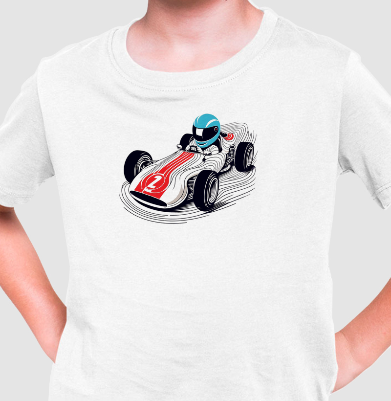 Blue Car Racer - diversität Linha Infantil