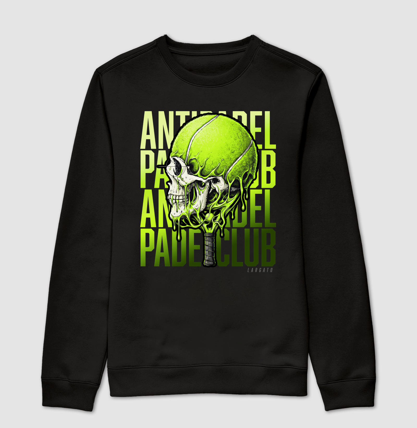 Camiseta Anti-Padel Caveira Verde