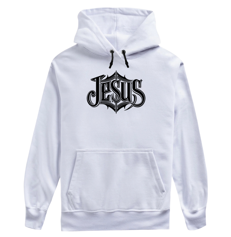 Moletom c/ capuz - Jesus é o escudo