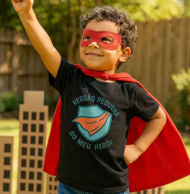 Versão pequena do meu herói