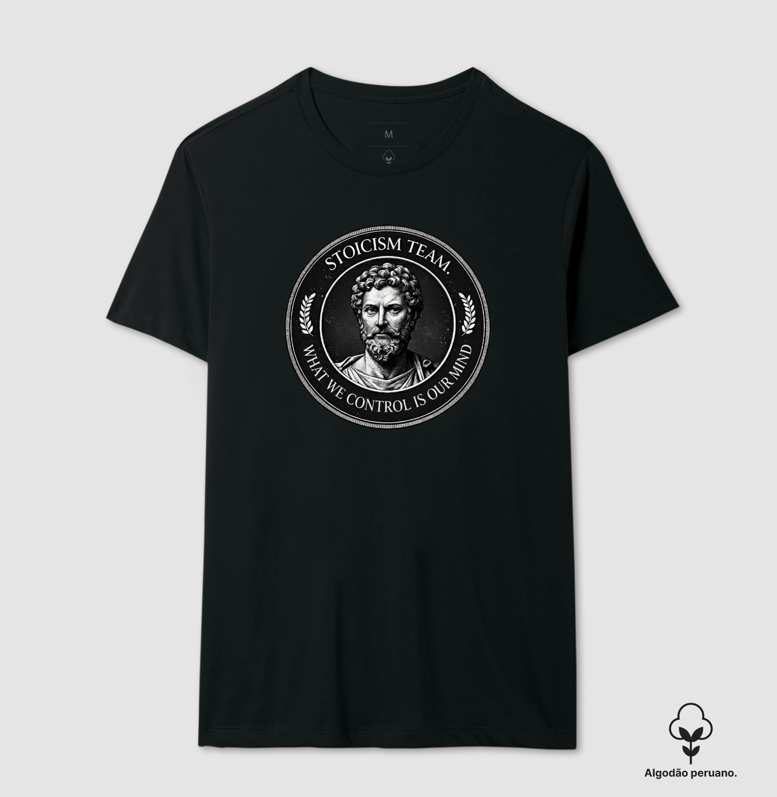 Estoicismo "Stoicism Team" - Camiseta Algodão Peruano