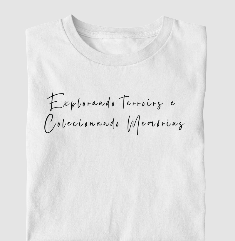 Camiseta Vinho - Explorando Terroirs