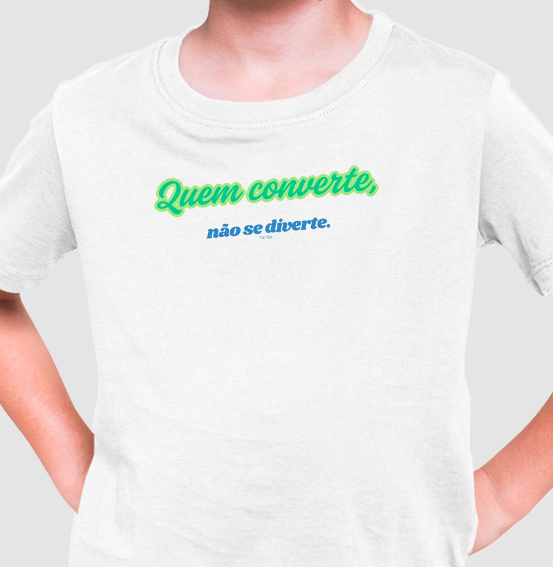 Quem converte, não se diverte