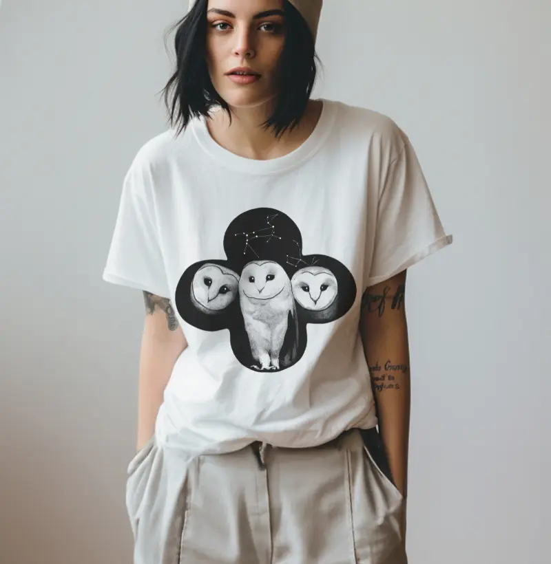 Camiseta Owlery | celestial watchers