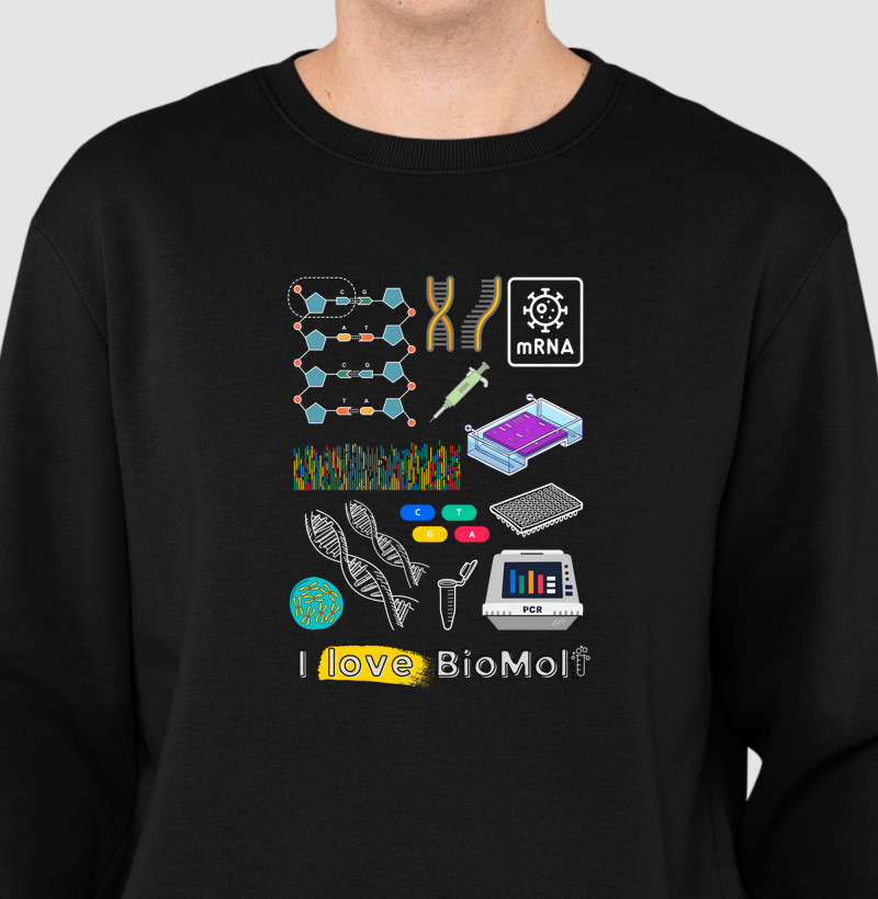 Moletom I Love BioMol