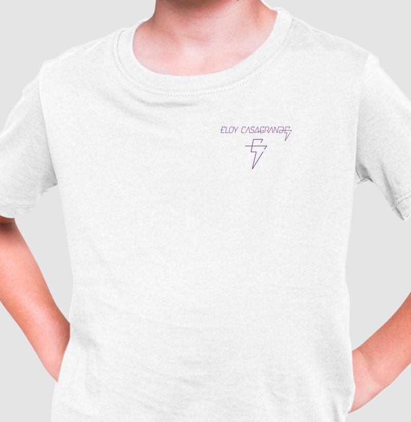 Camiseta Infantil Oficial Eloy Casagrande #04 - Branca Manga Curta - Camiseta Infantil