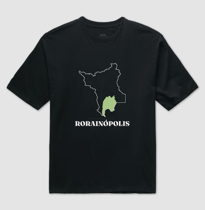 Rorainópolis | Traço RR - Camiseta Oversized