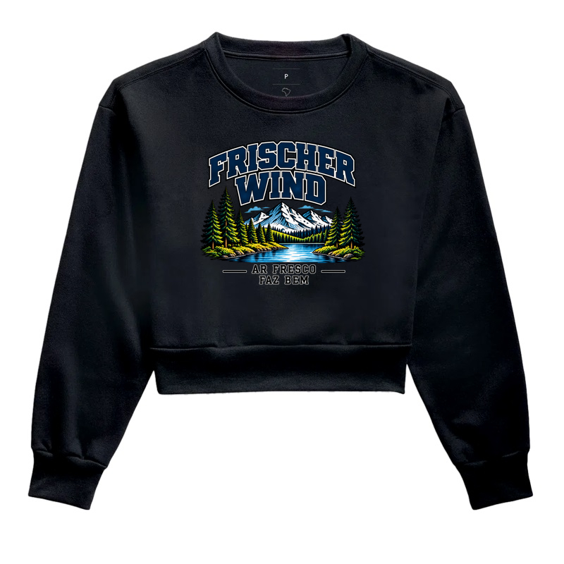 Frischer Wind — Ar fresco faz bem - Cropped Moletom