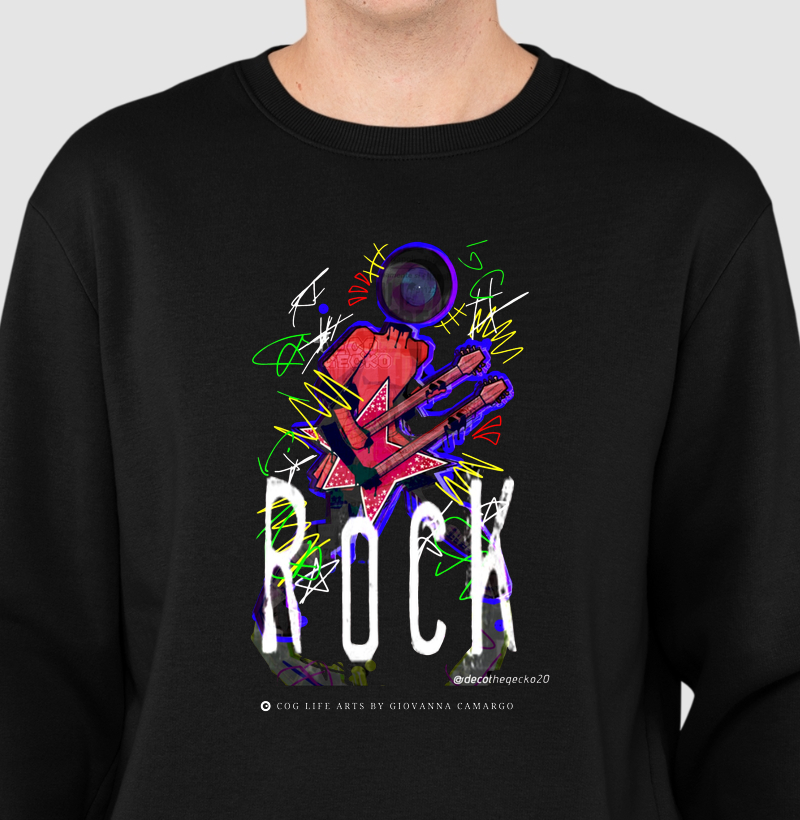 Suéter Rock On by Giovanna Camargo