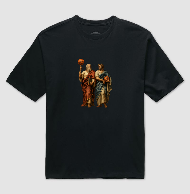 Camiseta Aristóteles e Platão - Basketball