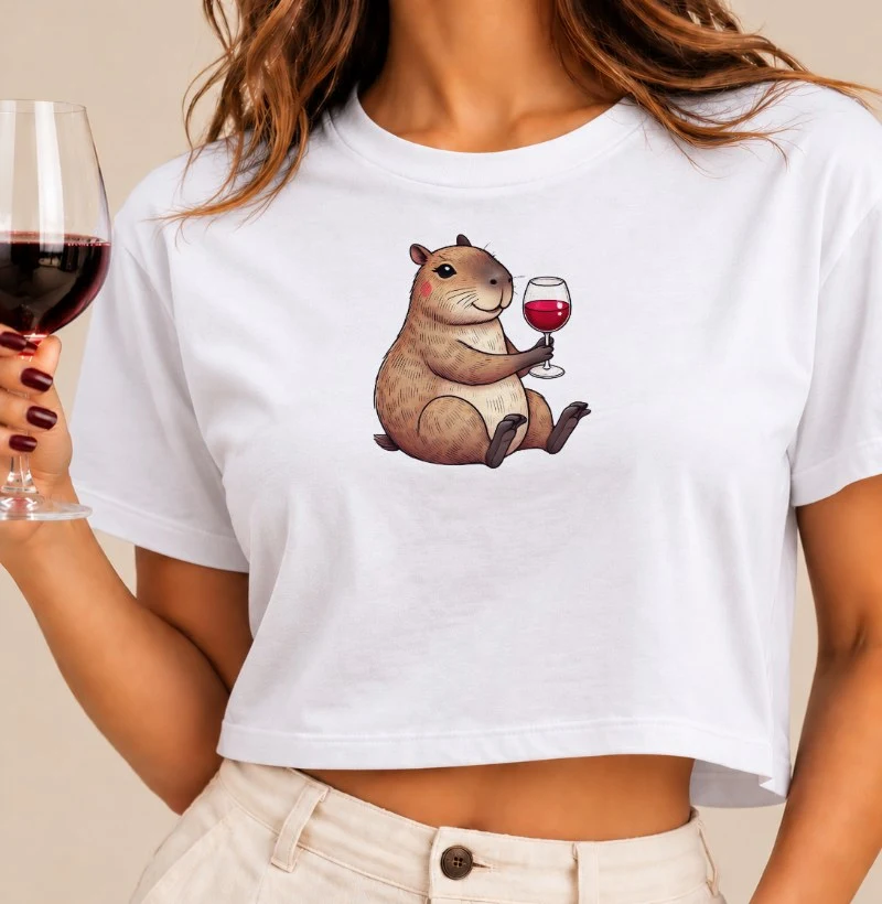 Camiseta Capivinho - Cropped
