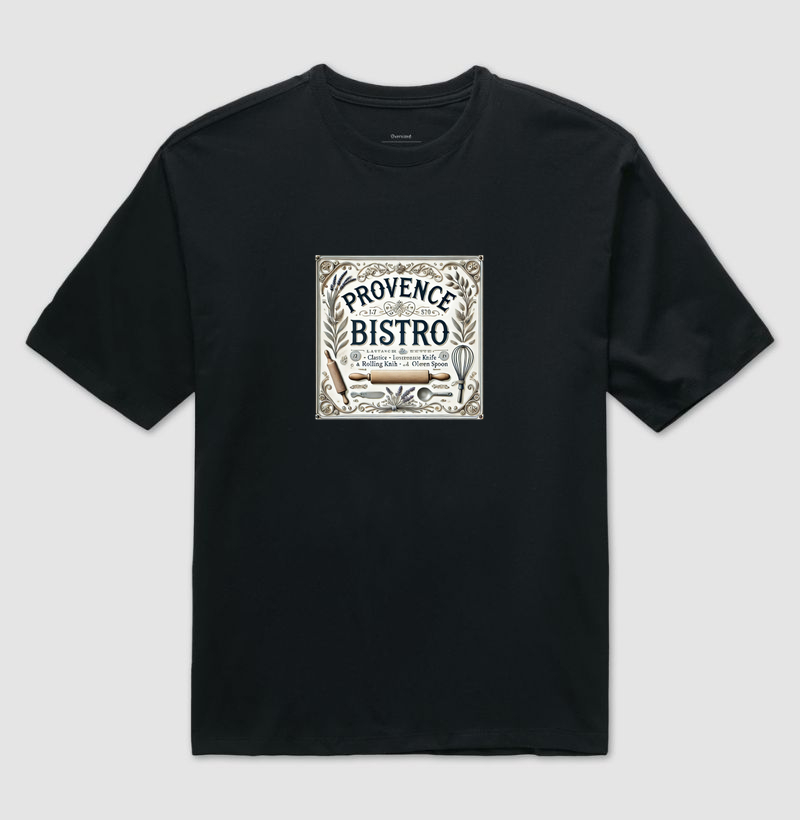 Provence bistro - Camiseta Oversized