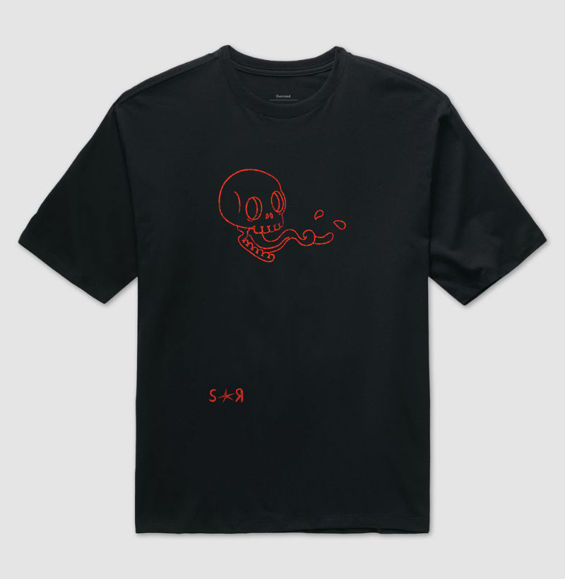 Camiseta Oversized S★R CRAZY 