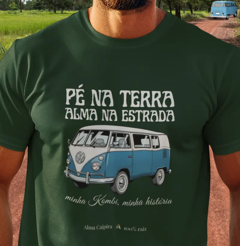 Pé na terra, alma na estrada. Minha kombi, minha história