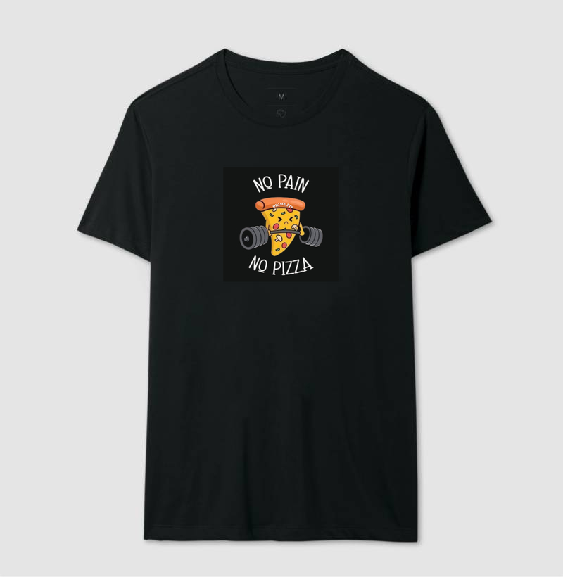 Cropped personalizado -no pain no pizza
