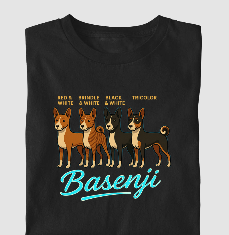 Basenji Cores Azul