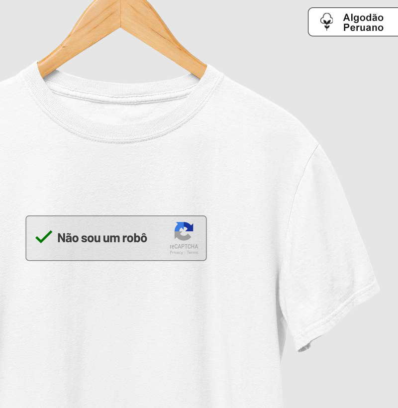 Não sou um robô