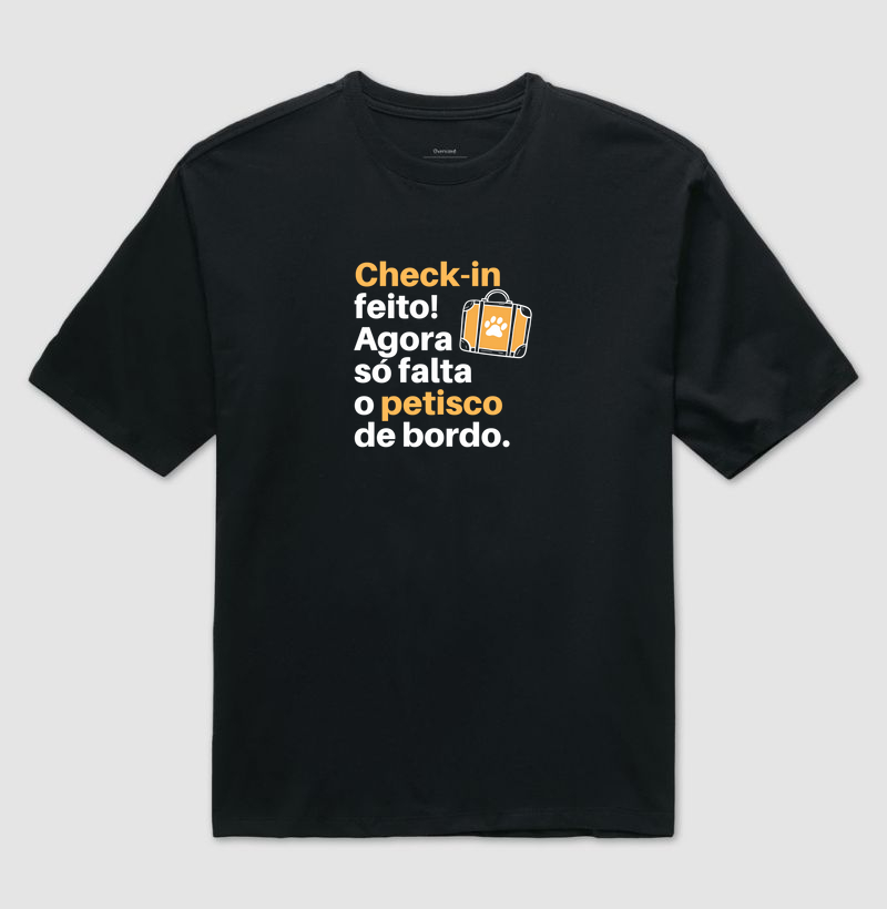 Só falta o petisco de bordo