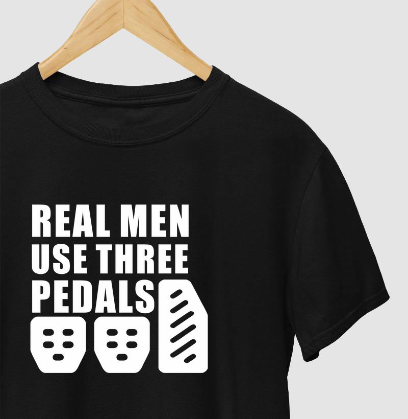 Real Men Use Three Pedals 