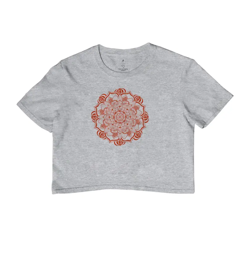 Mandala Vermelha Rosada Cropped