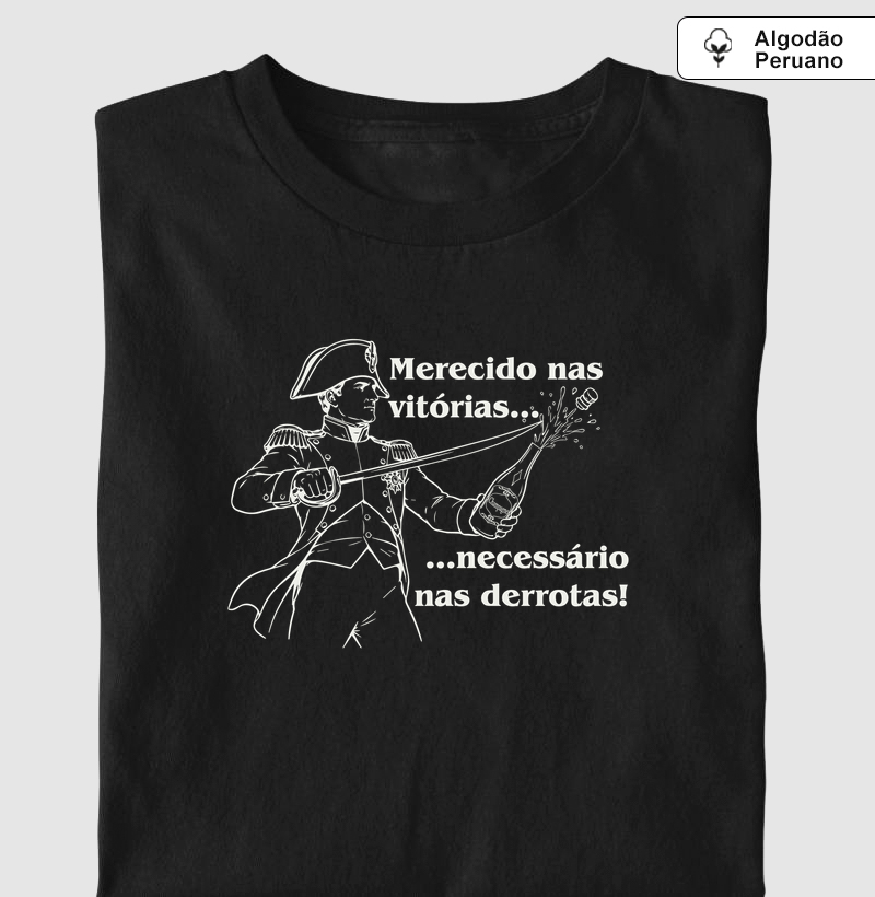 Merecido nas Vitórias - Camiseta Algodão Peruano
