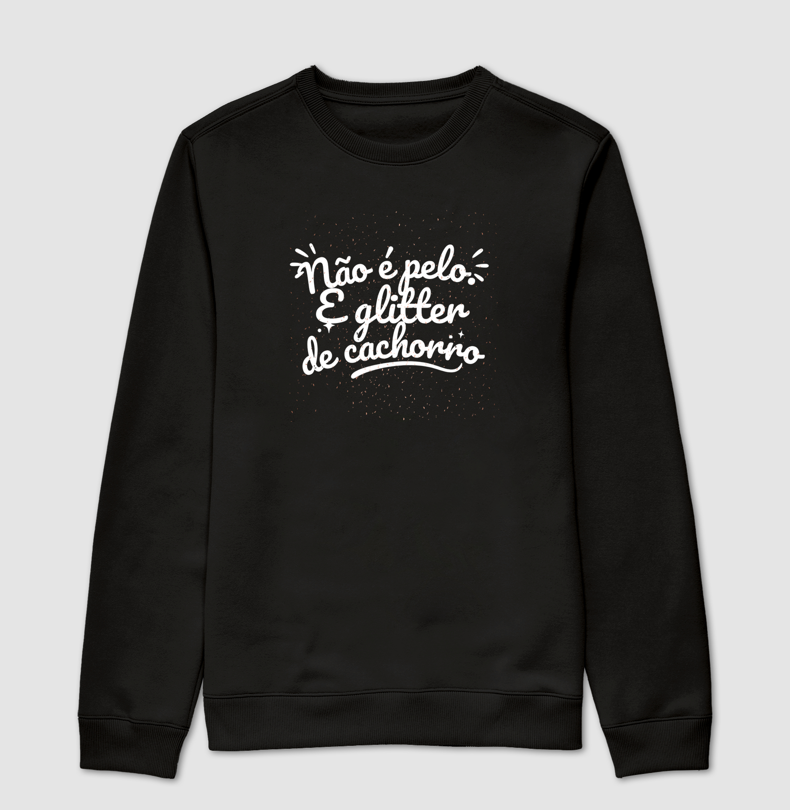 Não é pelo é Glitter – Camiseta Patinha na Beca