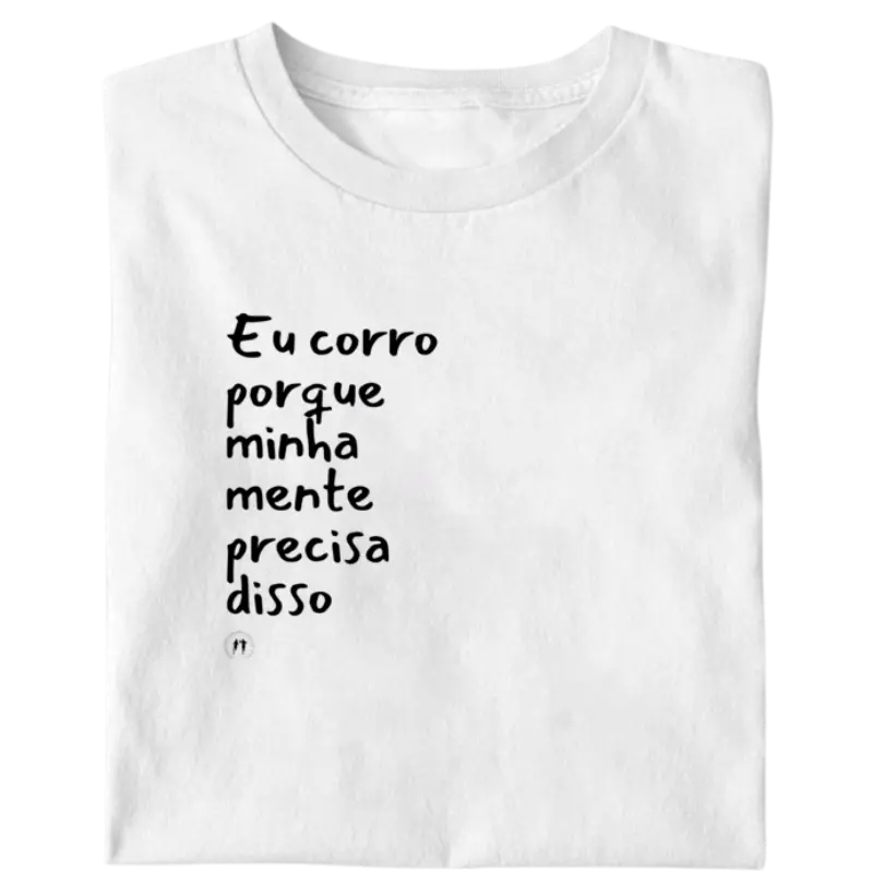 Eu corro porque minha mente precisa