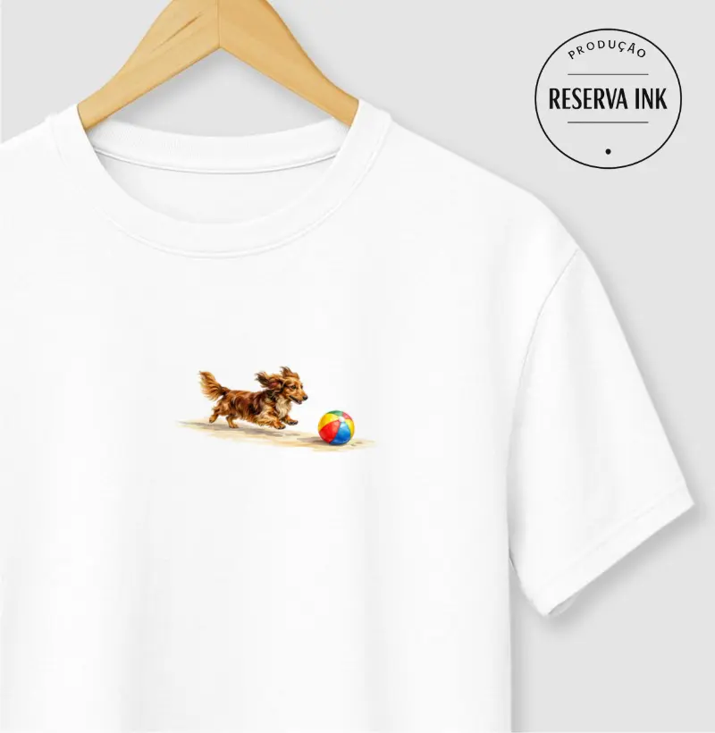 Dachshund ou Salsichinha Pelo Longo - Férias