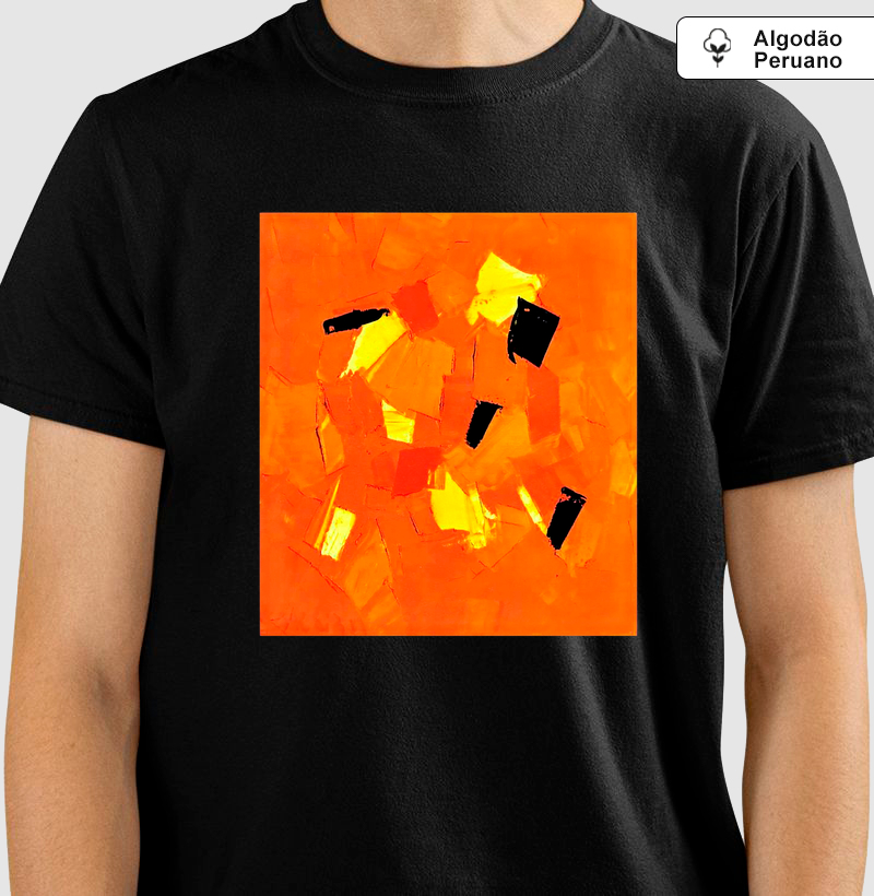 Camiseta Arte Abstrata Olga Getz Gilberto | Design Modernista | Algodão Peruano Premium