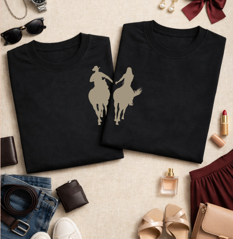 Camiseta Casal “Cowgirl – Um Só Destino” #197