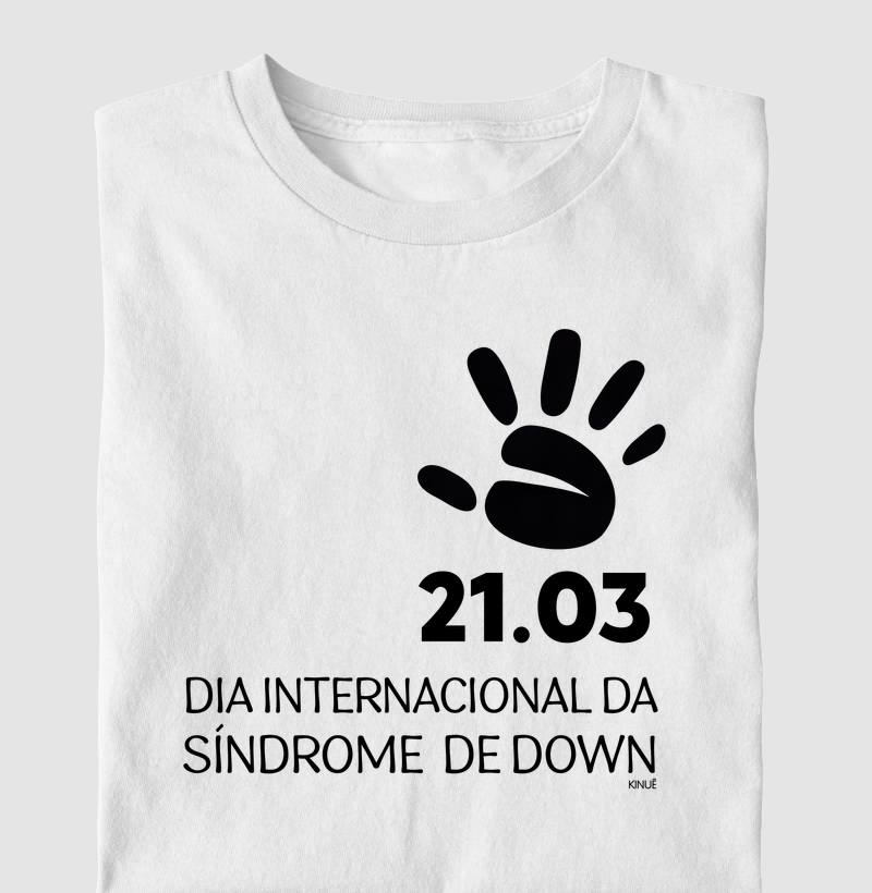 Camiseta 21/03 Dia Internacional Síndrome de Down