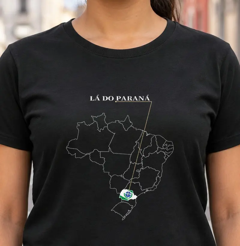 Lá do Paraná - Camiseta